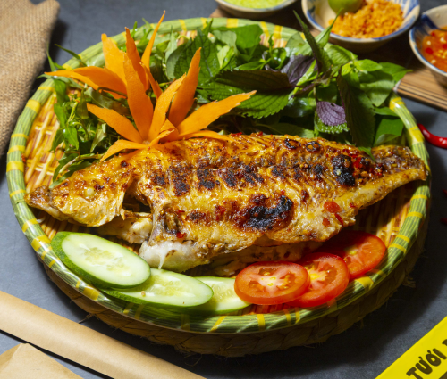 Cá diêu hồng nướng